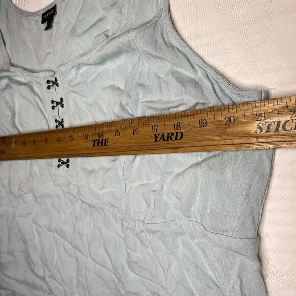 Torrid Babydoll Fit And Flare Sleeveless Top Tank Hook & Eye Size 2X Mint Green - Picture 6 of 9